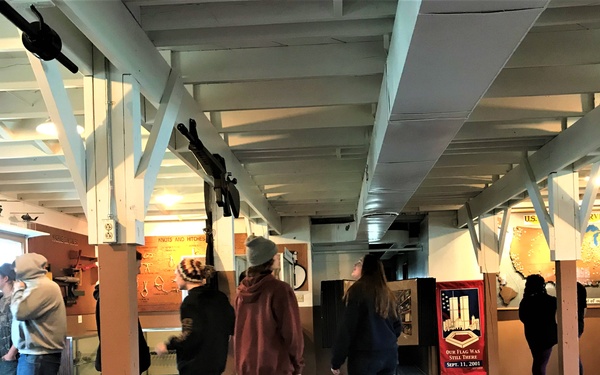 2019 Tour for Better Futures High School at Fort McCoy Commemorative Area