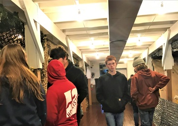 2019 Tour for Better Futures High School at Fort McCoy Commemorative Area