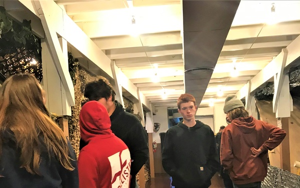 2019 Tour for Better Futures High School at Fort McCoy Commemorative Area