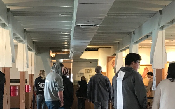 2019 Tour for Better Futures High School at Fort McCoy Commemorative Area