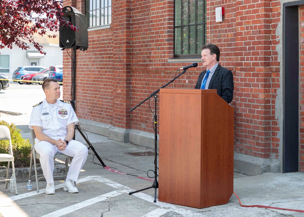 Ribbon cutting celebrates reopening of NUWC Division, Keyport’s oldest building