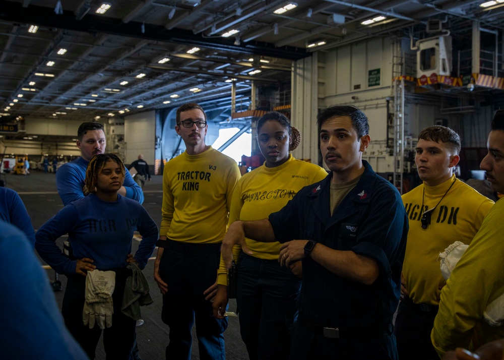 Daily Operations Aboard USS George H.W. Bush (CVN 77)