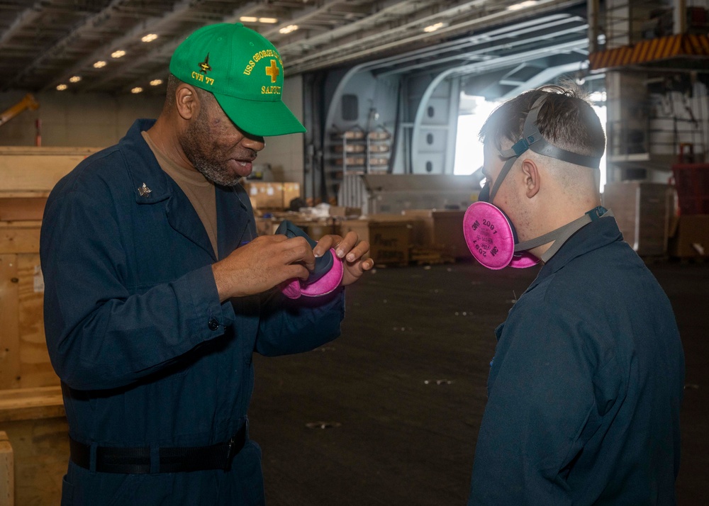 Daily Operations Aboard USS George H.W. Bush (CVN 77)