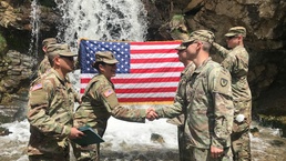 Re-enlistment ceremony