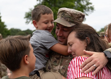18th FISC Soldiers return from deployment – welcomed home by new commander