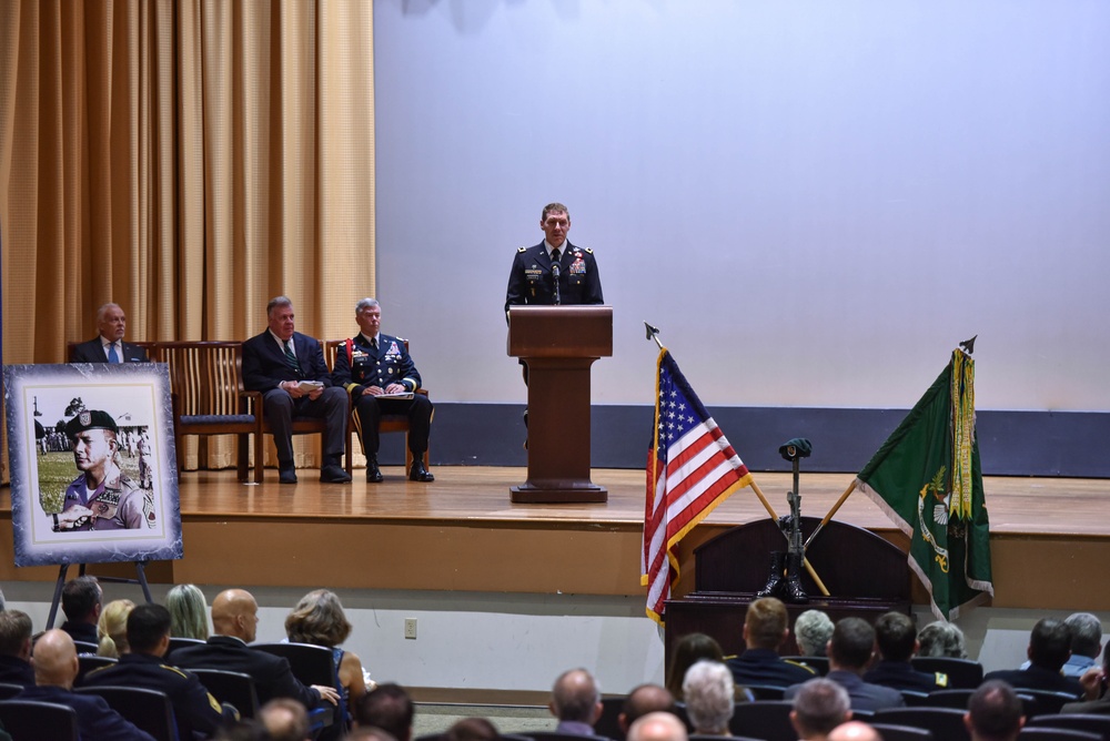 U.S. SOCOM honors retired SGM William &quot;Billy&quot; D. Waugh during a Memorial Ceremony