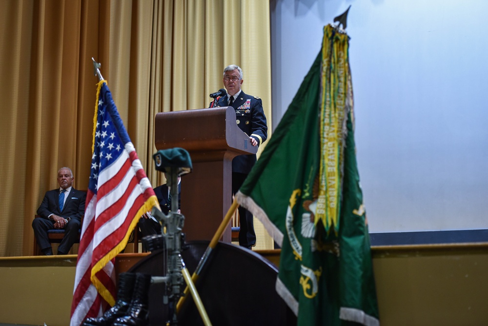 U.S. SOCOM honors retired SGM William &quot;Billy&quot; D. Waugh during a Memorial Ceremony