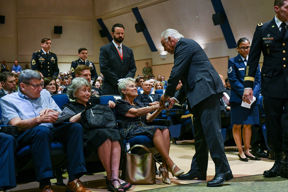 U.S. SOCOM honors retired SGM William &quot;Billy&quot; D. Waugh during a Memorial Ceremony