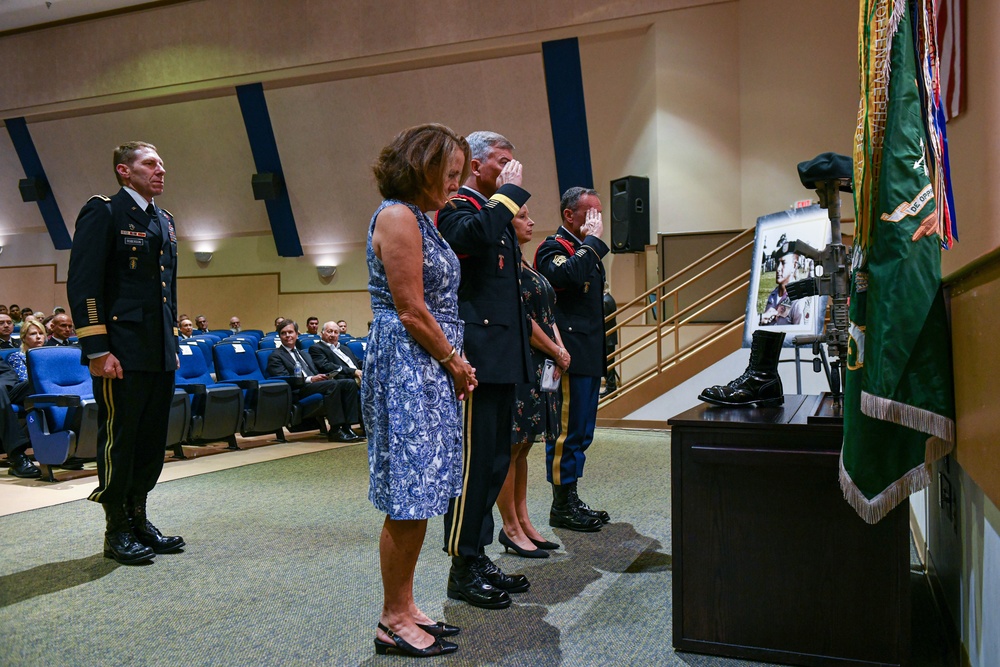 U.S. SOCOM honors retired SGM William &quot;Billy&quot; D. Waugh during a Memorial Ceremony