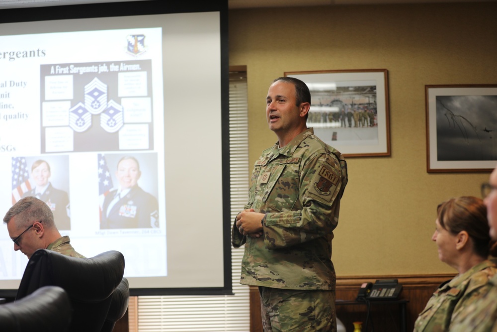 Director of Air National Guard and his wife visit 182nd Airlift Wing
