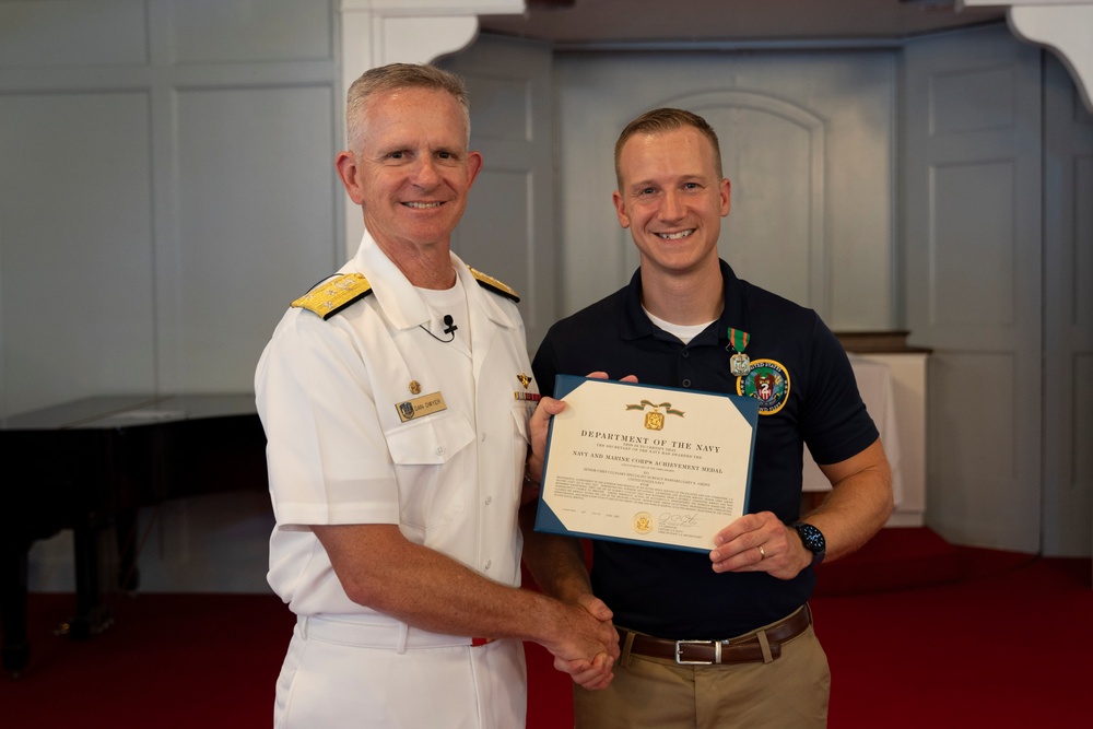 U.S. 2nd Fleet Awards Sailor for Heroism