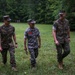 Republic of Korea Sergeant Major of the Marine Corps visits the Officer Candidate School