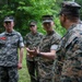 Republic of Korea Sergeant Major of the Marine Corps visits the Officer Candidate School