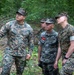 Republic of Korea Sergeant Major of the Marine Corps visits the Officer Candidate School