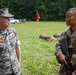 Republic of Korea Sergeant Major of the Marine Corps visits the Officer Candidate School