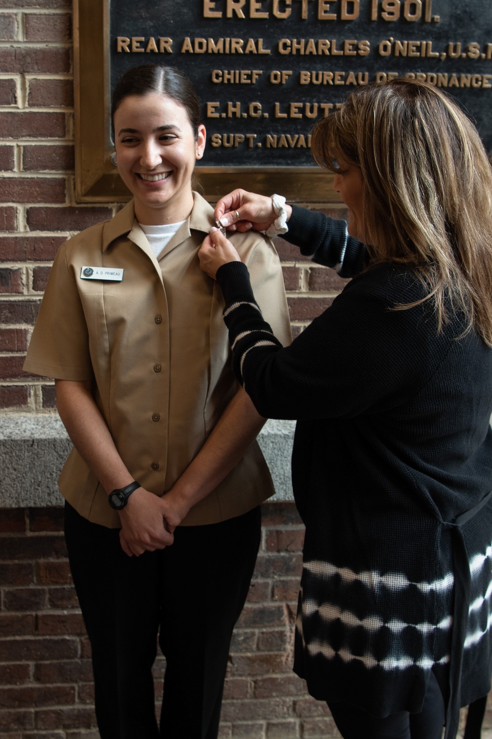 MU1 Alyssa Primeau Pinning Ceremony to E6