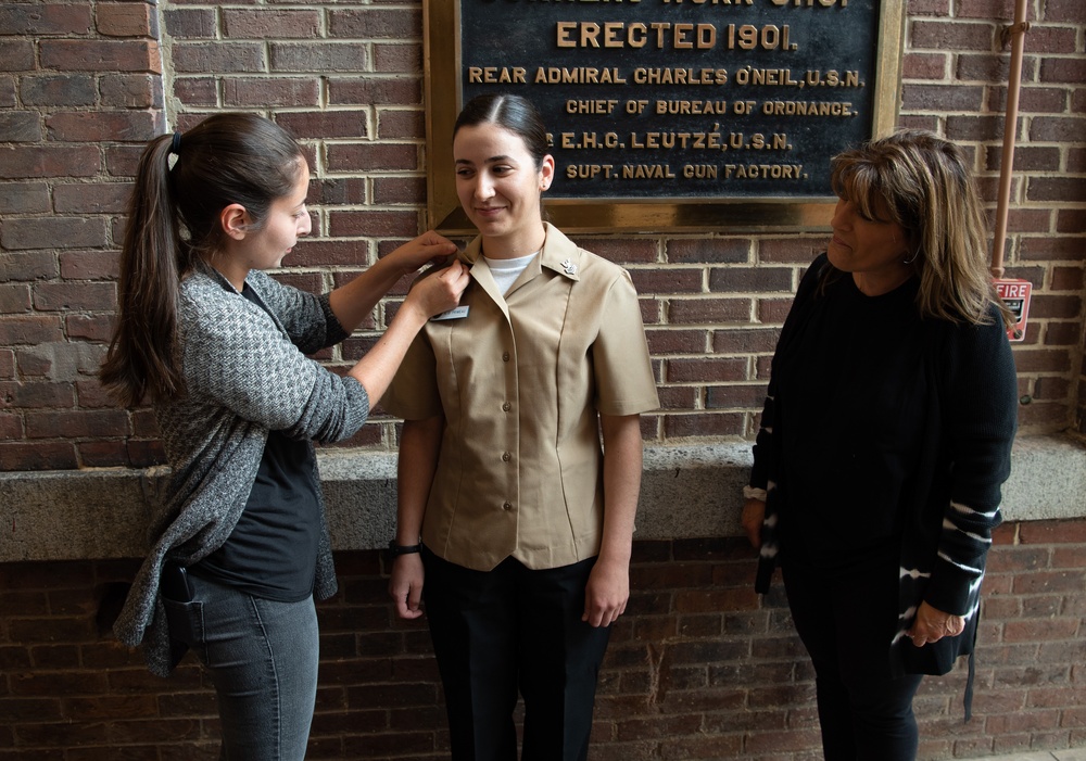 MU1 Alyssa Primeau Pinning Ceremony to E6