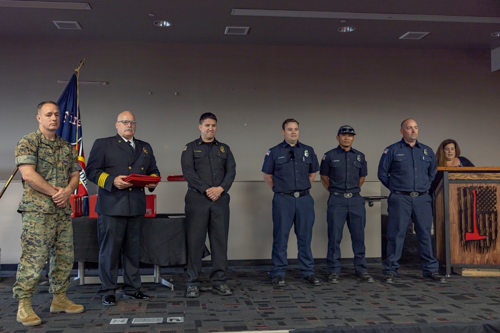 Camp Pendleton firefighters awarded for saving lives