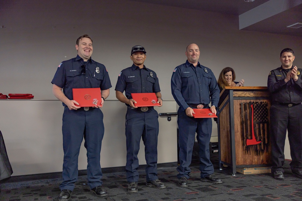 Camp Pendleton firefighters awarded for saving lives