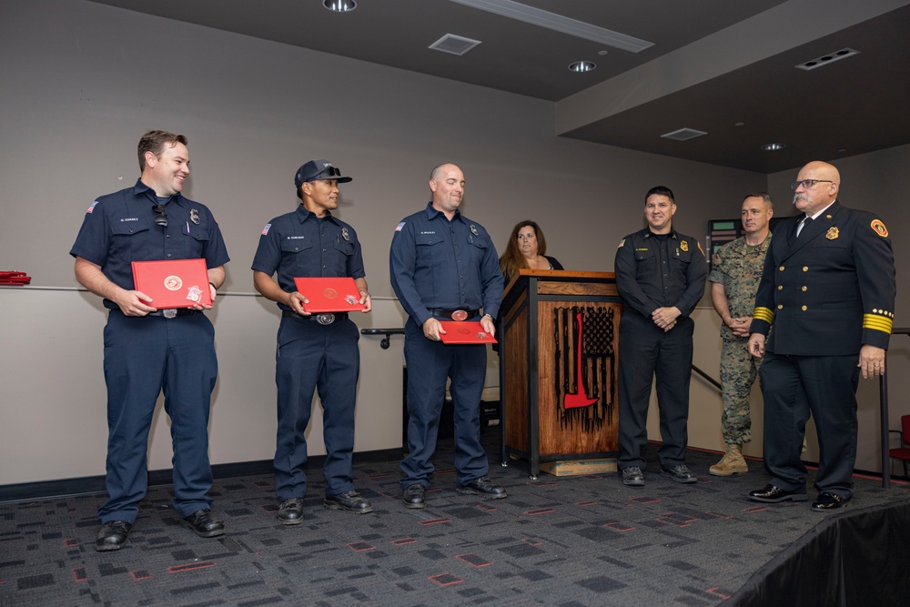 Camp Pendleton firefighters awarded for saving lives