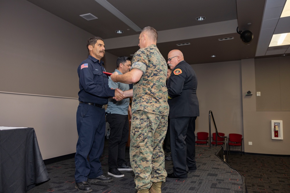 Camp Pendleton firefighters awarded for saving lives