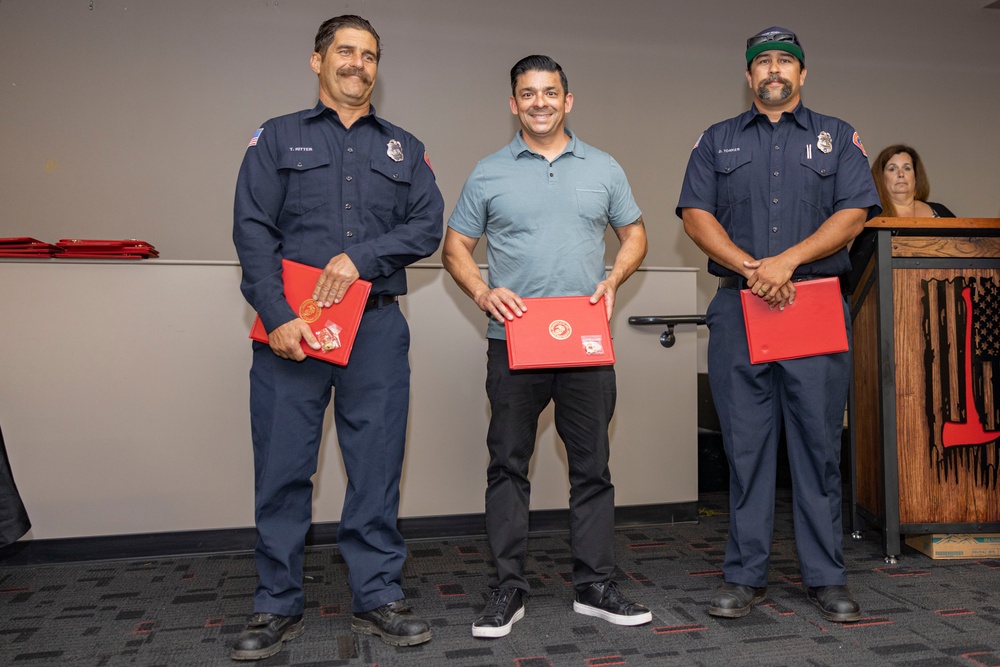 Camp Pendleton firefighters awarded for saving lives