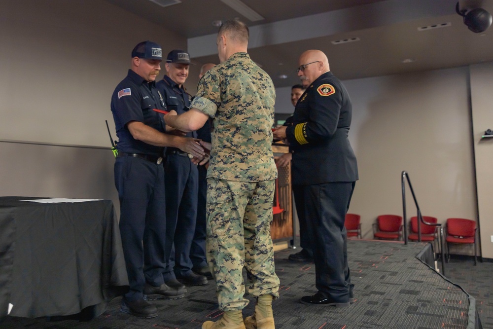 Camp Pendleton firefighters awarded for saving lives