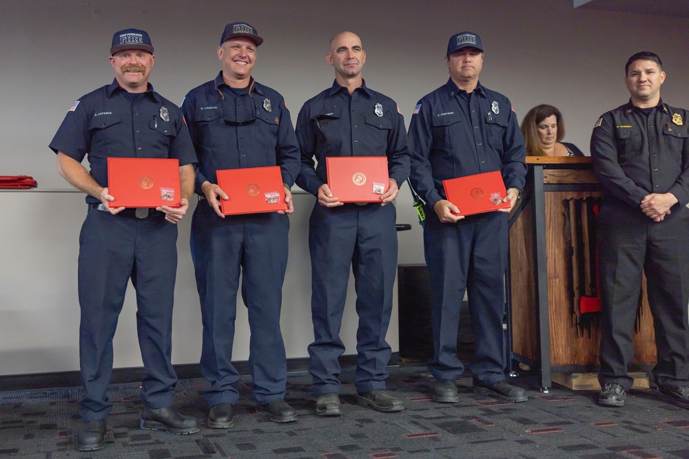 Camp Pendleton firefighters awarded for saving lives