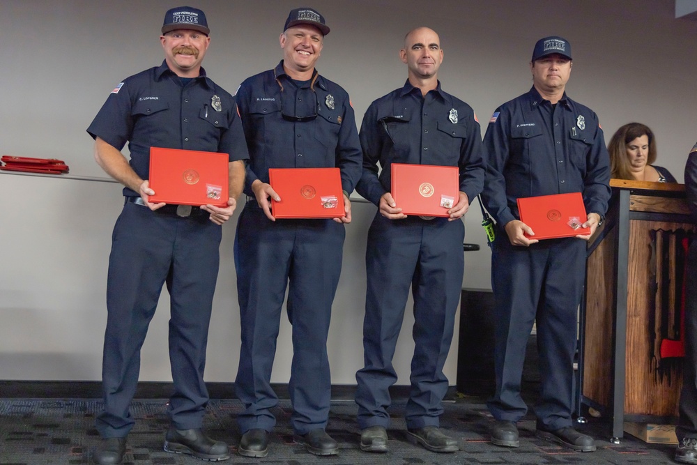 Camp Pendleton firefighters awarded for saving lives