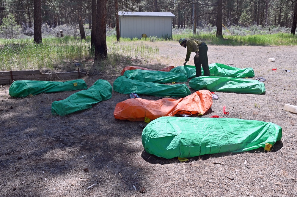 Additional Team Kingsley Airmen trained to support wild fires in Oregon