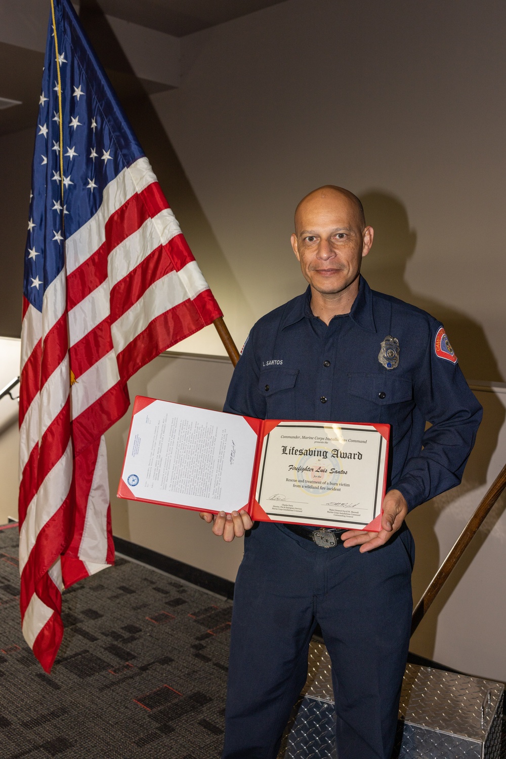 Camp Pendleton firefighters awarded for saving lives