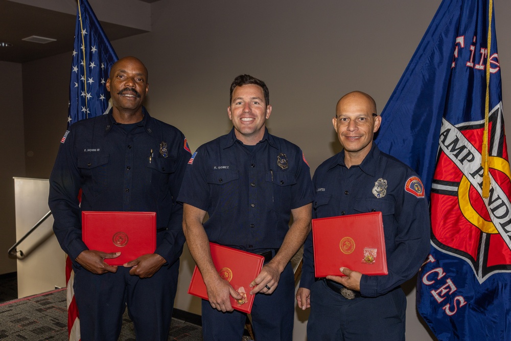 Camp Pendleton firefighters awarded for saving lives