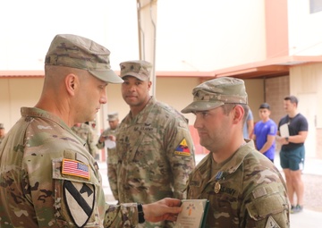 1st AD Soldier recognized for rescuing children from locked vehicle