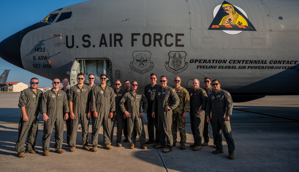 MacDill celebrates 100 years of air refueling during Operation Centennial Contact