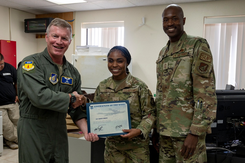 Linebacker of the Week: Airman 1st Class Kioni Cooley