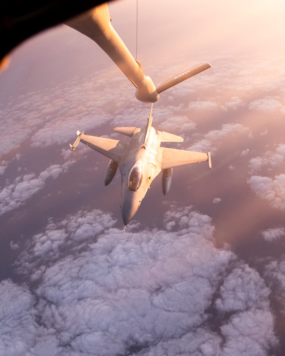 Refueling Hellenic F-16 - Thracian Sentry 2023