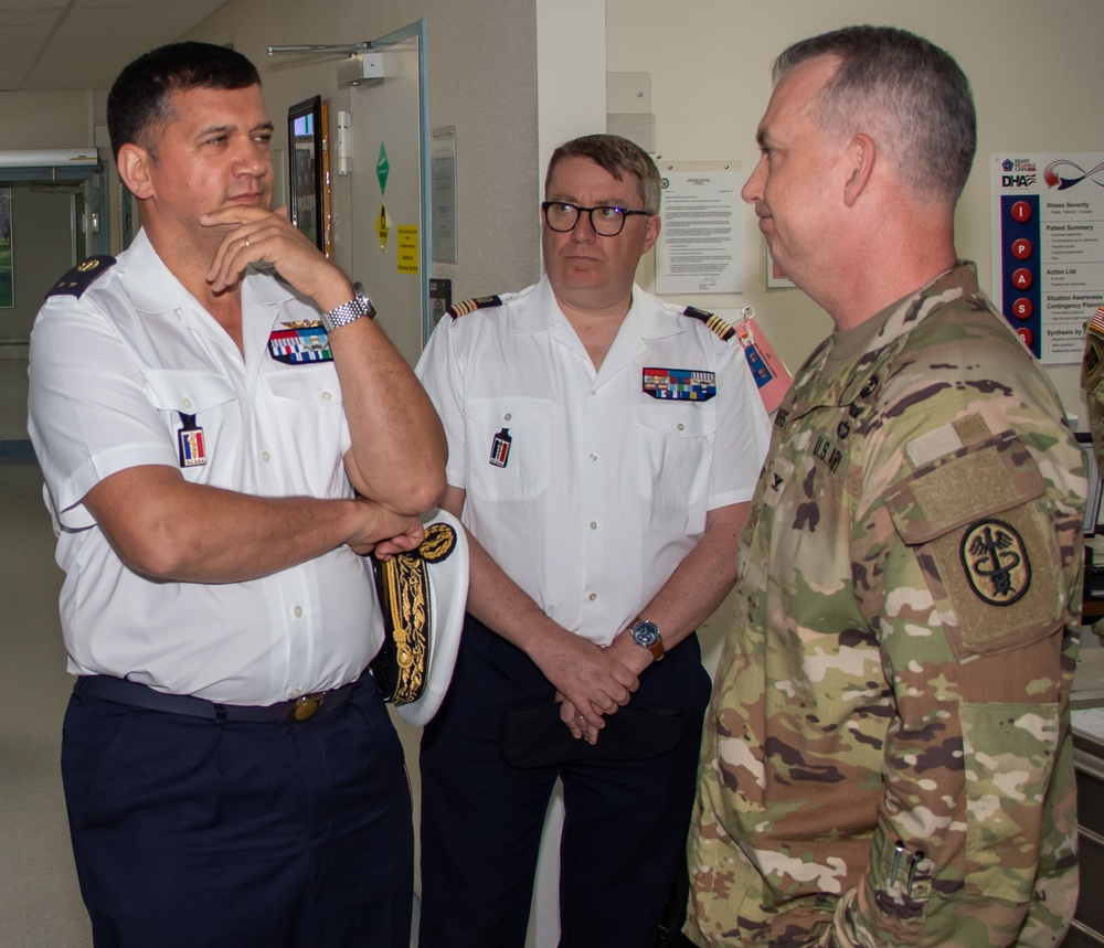 USAREUR-AF Command Surgeon conducts Key Leadership Engagement with the Head of French Health Services