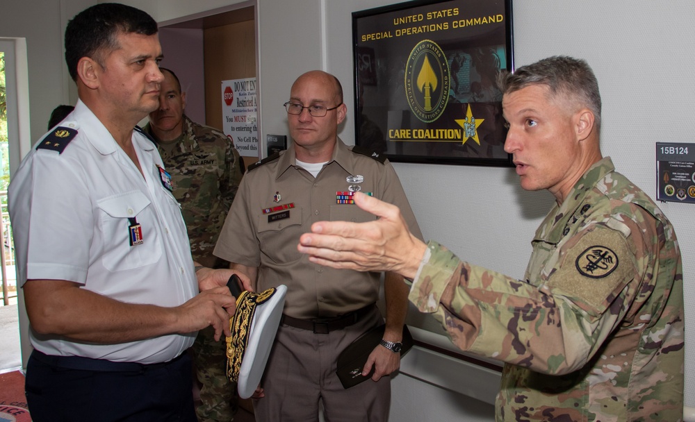 USAREUR-AF Command Surgeon conducts Key Leadership Engagement with the Head of French Health Services