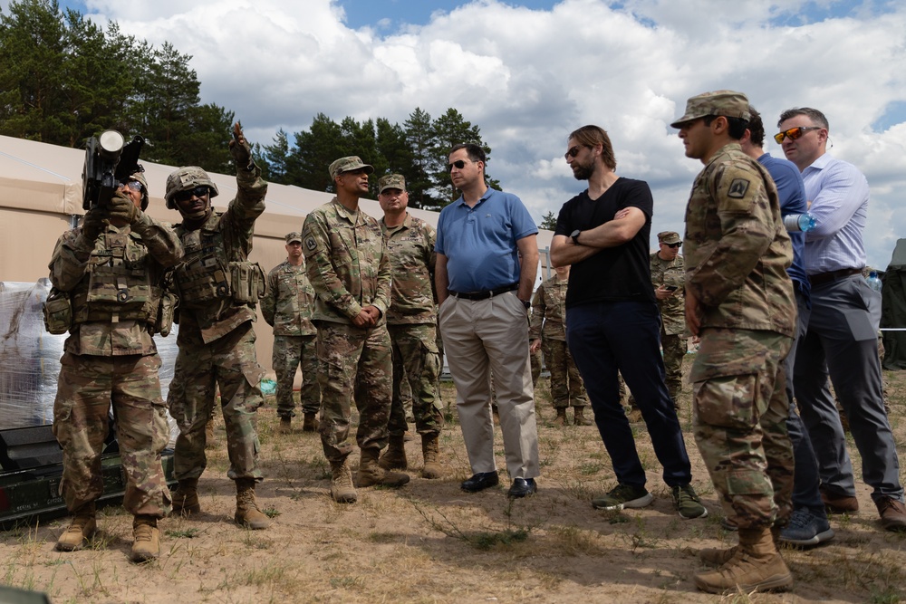 House Armed Services Committee delegation visits Camp Adazi, explores 4th Infantry Division Artillery operations