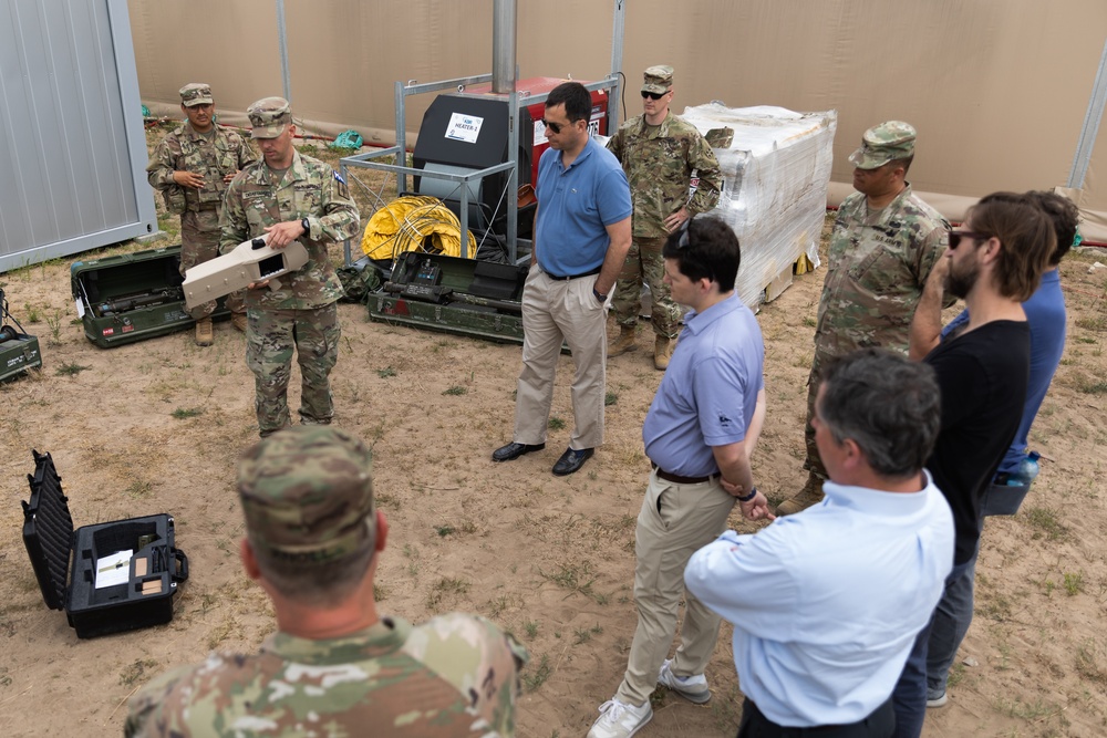 House Armed Services Committee delegation visits Camp Adazi, explores 4th Infantry Division Artillery operations