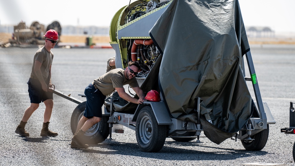 C-130J Engine Swap on The Rock