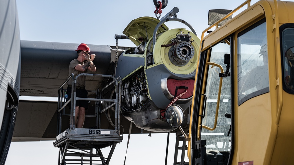 C-130J Engine Swap on The Rock