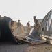 378th ECES disassemble tents as part of base improvement plan