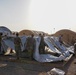 378th ECES disassemble tents as part of base improvement plan