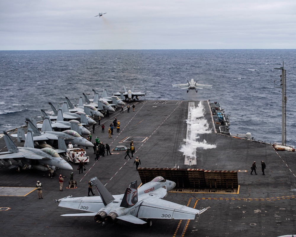 Nimitz Conducts Flight Ops