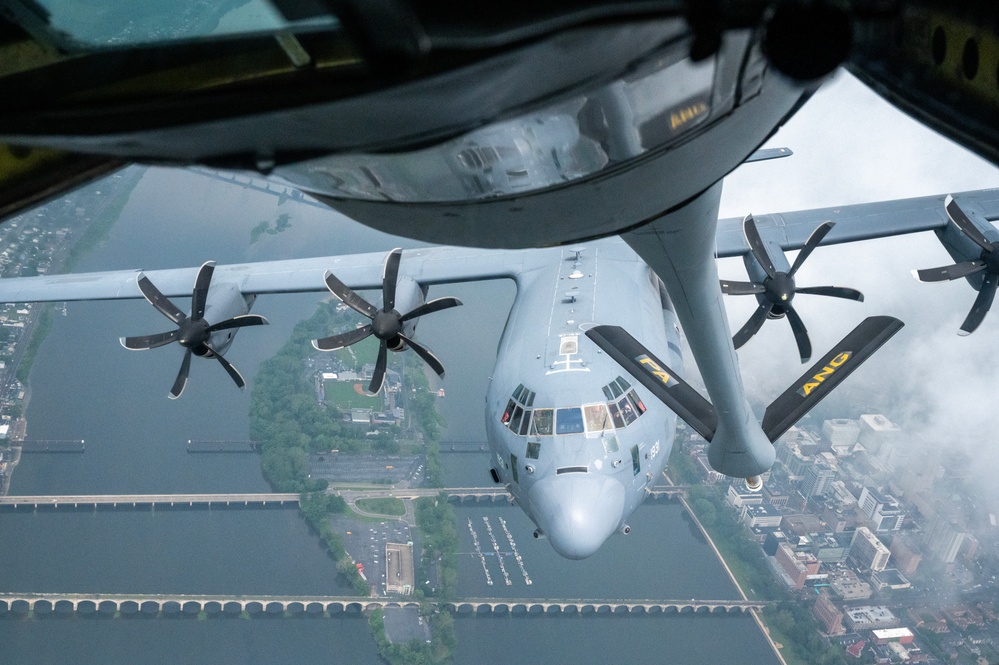 Flyover from 171st Air Refueling Wing to Celebrate 100 Years of Air Refueling