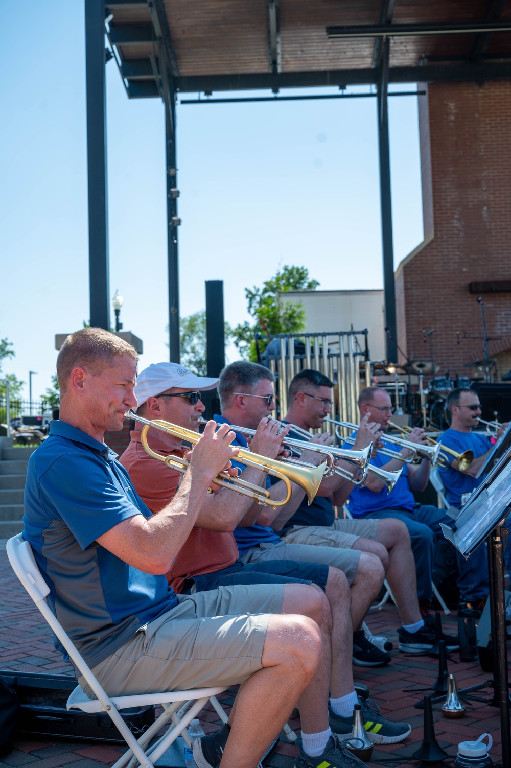 Air National Guard Bands play in Forest City, North Carolina