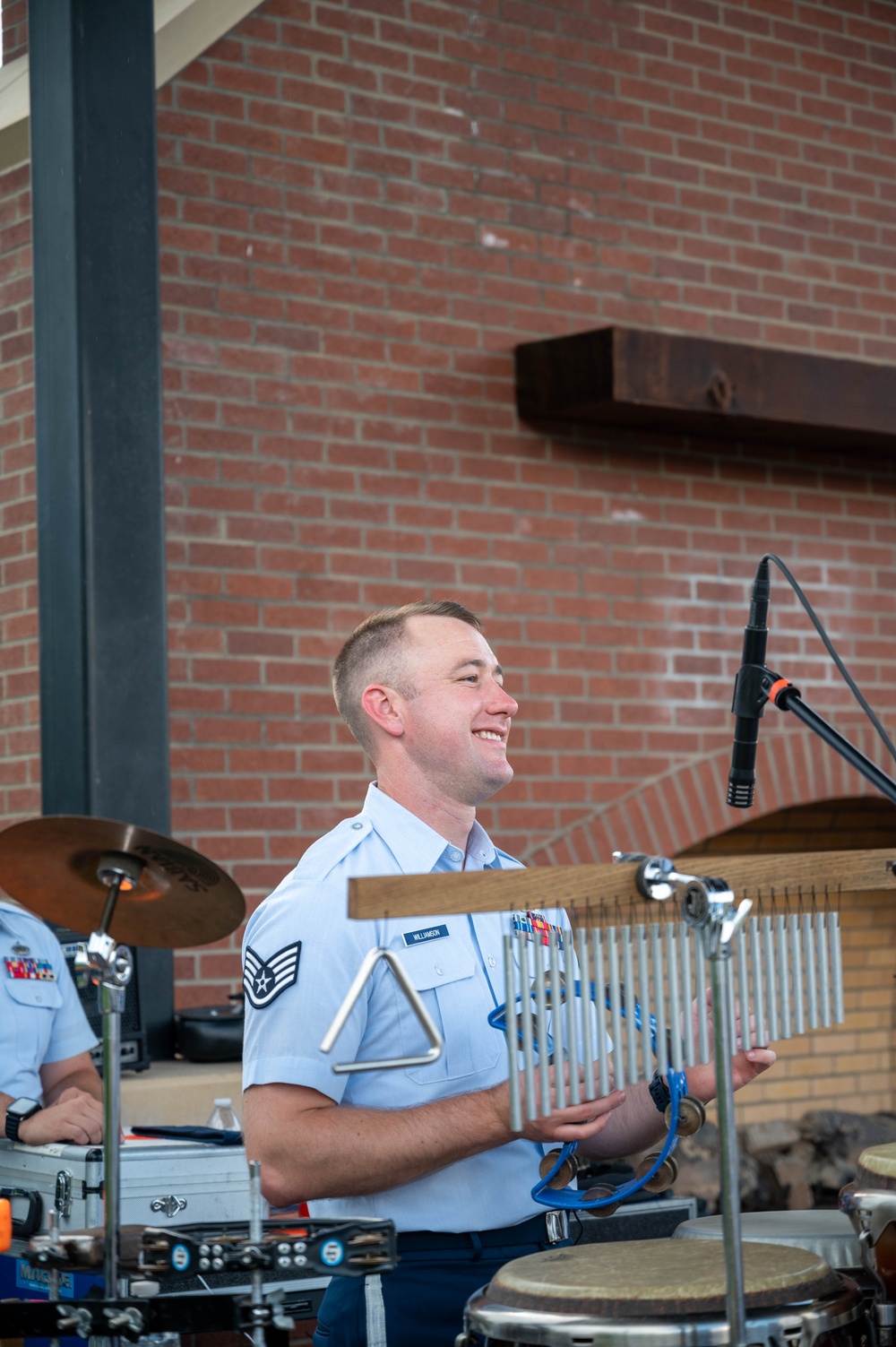 Air National Guard Bands play in Forest City, North Carolina