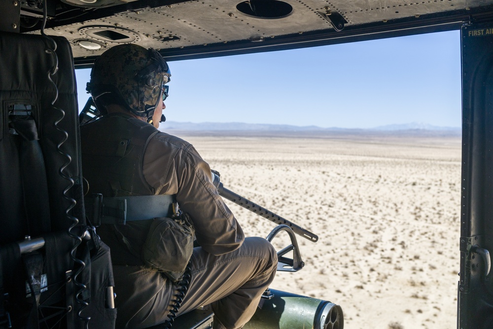 ITX 4-23 Marine Light Attack Helicopter Squadron (HMLA) 773 conduct live fire drills