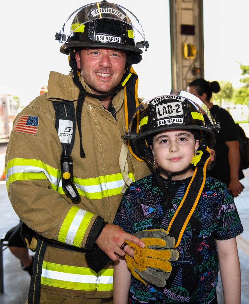 Fire &amp; Emergency Services Hosts Fire Station Tour for Special Needs Children